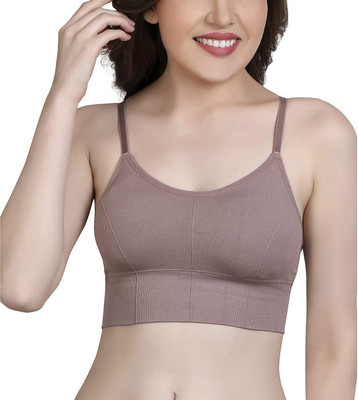 Zenvio Women’s Comfortable Bra | Soft Cotton & Stretchable Lingerie (Purple, 36E) Women Full Coverage Lightly Padded Bra(Purple)