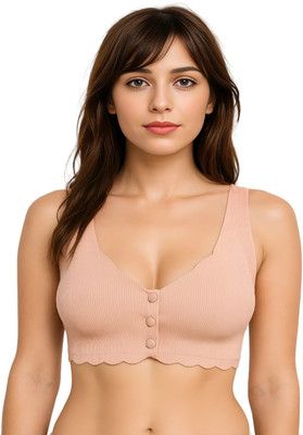 ladoenterprises Zona Women Bralette Lightly Padded Bra(Pink)