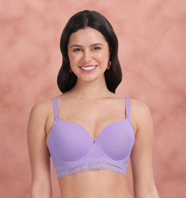 Susie Women T-Shirt Lightly Padded Bra(Purple)