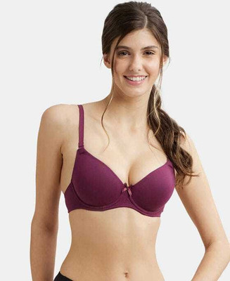 THEFASHIONHUB Women Push-up Heavily Padded Bra(Purple)