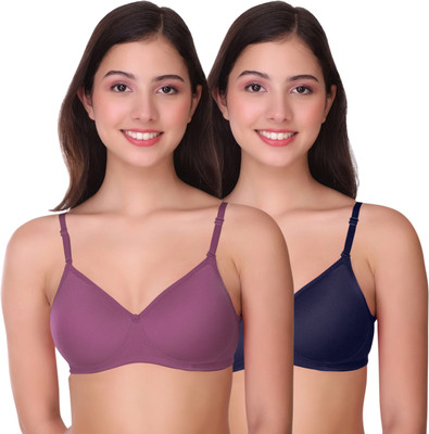 POOJA RAGENEE Women T-Shirt Bra Women Everyday Lightly Padded Bra(Multicolor)