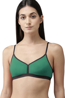 Beach Curve A-Veni Bra Women Minimizer Non Padded Bra(Green)