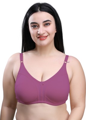 Maroon Women Minimizer Non Padded Bra(Purple)