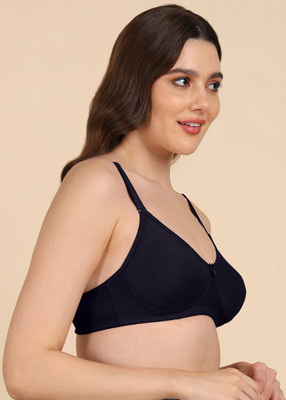 Dressberry Side-Panel and Concealer T-shirt Bra Women T-Shirt Non Padded Bra(Dark Blue)