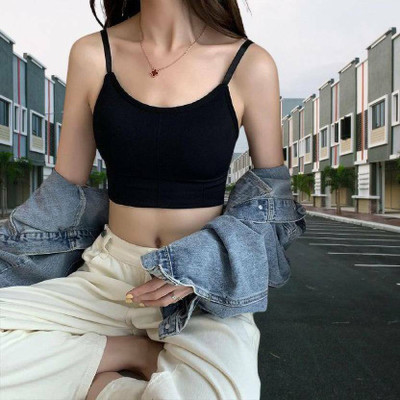 Nakshu Women T-Shirt Lightly Padded Bra(Black)