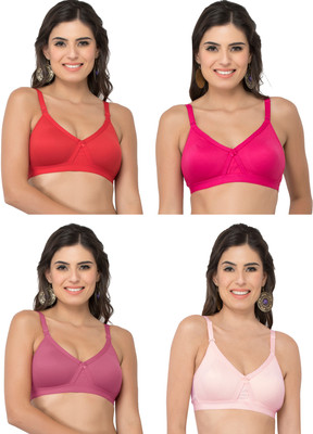 COLLEGE GIRL CG1304 Women Minimizer Lightly Padded Bra(Multicolor)