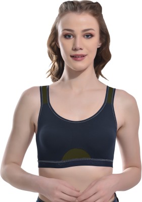 Madam bra Women Sports Non Padded Bra(Dark Blue)