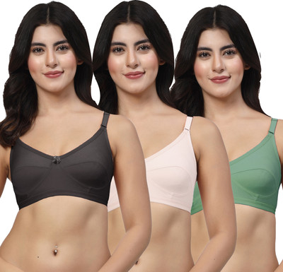 LILY akihdar Women Everyday Non Padded Bra(Multicolor)