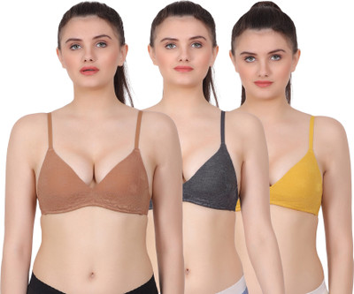 AMOUR SECRET Women Everyday Lightly Padded Bra(Multicolor)