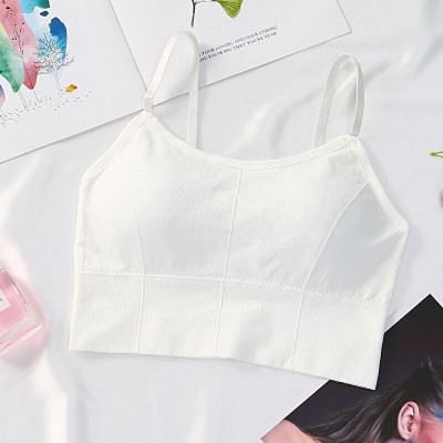 BEYONDIMAGINE Women Bralette Lightly Padded Bra(White)