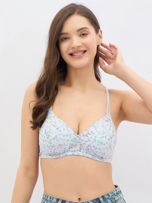 Clovia Women T-Shirt Lightly Padded Bra(Purple)