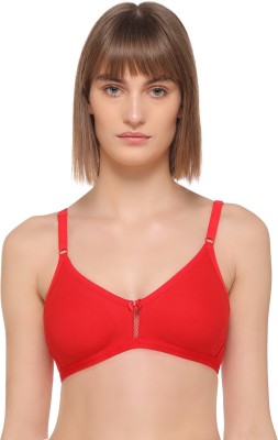 SONA Women's M1020 Full Coverage Everyday Bra Women T-Shirt Non Padded Bra(Red)