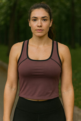 Avnour Women Sports Bra for Gym & Adventure Workouts Women Sports Lightly Padded Bra(Purple)