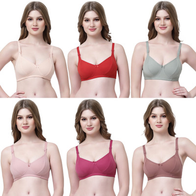 Softskin cozy bra Women Everyday Non Padded Bra(Multicolor)