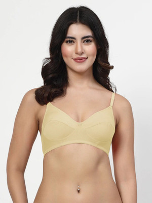 LILY Women Everyday Non Padded Bra(Beige)
