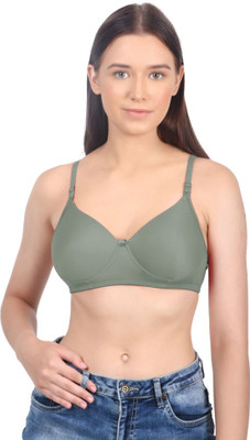 Vanila Women Lightly Padded Non-Wired T-Shirt Bra(Green) Women T-Shirt Lightly Padded Bra(Green)