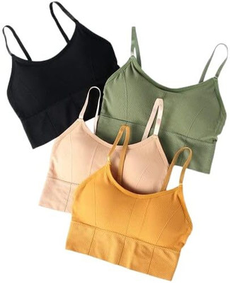 Paradise Style 646 Women Sports Lightly Padded Bra(Multicolor)