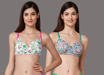 samvar B_Riopd Bra Women Minimizer Lightly Padded Bra(Multicolor)