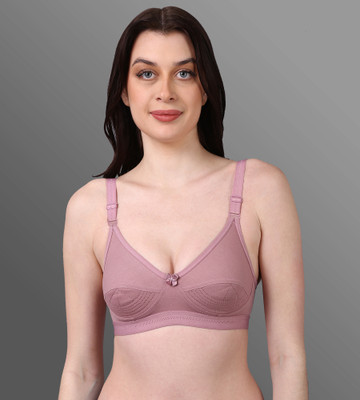 NSALIZA Tina,Thread Women Full Coverage Non Padded Bra(Pink)
