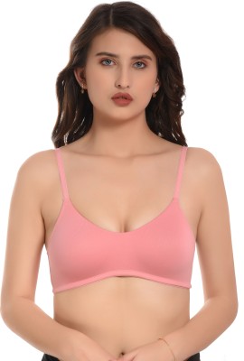 elina Women T-Shirt Non Padded Bra(Pink)