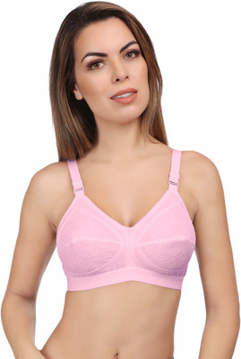Eve's Beauty Full Coverage Bra Women Full Coverage Non Padded Bra(Pink)