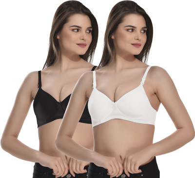Alishan Alishan Women's Lightly Padded T-shirt Bra Women T-Shirt Lightly Padded Bra(Multicolor)