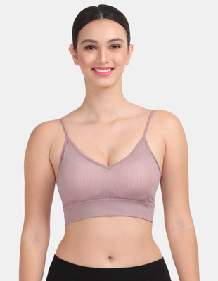 AMOUR SECRET Women Sports Lightly Padded Bra(Purple)