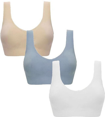 NUDORA FREE SIZE Girls Sports Non Padded Bra(Multicolor)