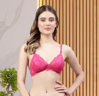 aamarsh D-Padma Bra Women Minimizer Lightly Padded Bra(Pink)