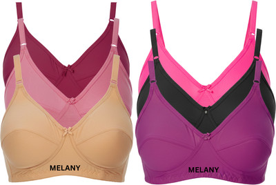 MELANY. FASHION bras for women Women Full Coverage Non Padded Bra(Multicolor)
