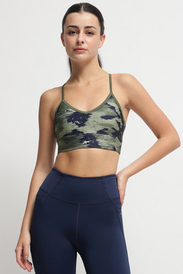 REEBOK Women Sports Bra(Green)
