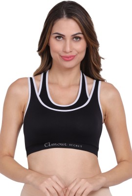 AMOUR SECRET Women Sports Lightly Padded Bra(Black)