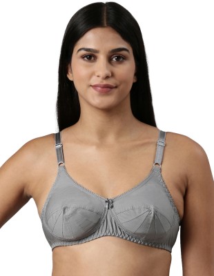 Blossom SAREE BRA Women Full Coverage Non Padded Bra(Grey)