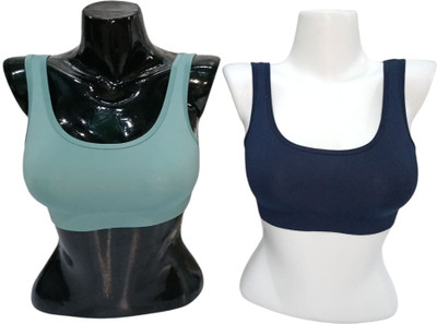 ZUHAIRA NEHA Women Sports Non Padded Bra(Multicolor)