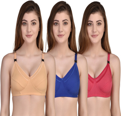 FASALVI Women Push-up Non Padded Bra(Multicolor)