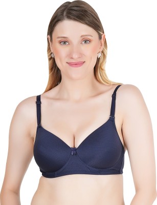 TWEENS Tweens Women's Lightly Padded Full Coverage Bra Women T-Shirt Lightly Padded Bra(Blue)