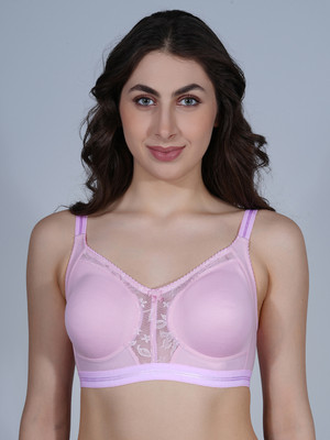 Komal Beauty Women Bra All Days comfortable&360 degree Support Women T-Shirt Non Padded Bra(Pink)