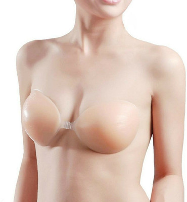 FLOOZY Women Stick-on Heavily Padded Bra(Beige)