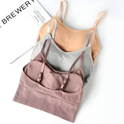 BRANKLY URJA Women Cami Bra Lightly Padded Bra Women Cami Bra Lightly Padded Bra(Beige, Grey, Black)