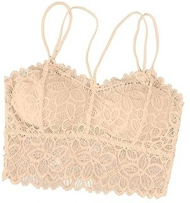 M J ENTERPRISE Women Bralette Lightly Padded Bra(Beige)