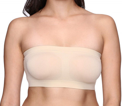 Vanila V49TB Women Bandeau/Tube Non Padded Bra(Beige)