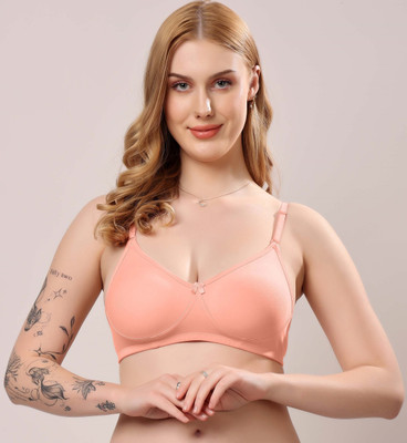 London Hills Bra for woman Women Everyday Non Padded Bra(Orange)