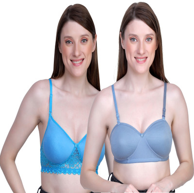 LIA CARE PREAMIUM Women Full Coverage Lightly Padded Bra(Multicolor)