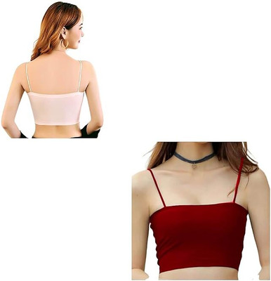 Mehiraafashion 8881 MODEL BRA Women Bandeau/Tube Lightly Padded Bra(Multicolor)
