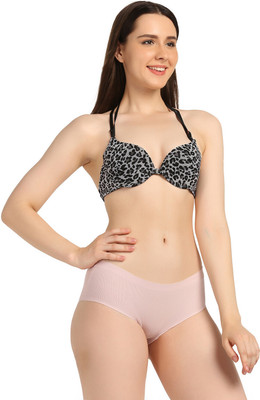 Curvy Love Plus Size Women Full Coverage Non Padded Bra(Black)
