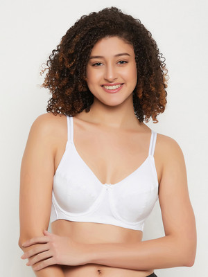 Clovia Women Full Coverage Non Padded Bra(White)