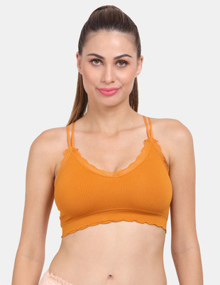 AMOUR SECRET Women Sports Lightly Padded Bra(Orange)