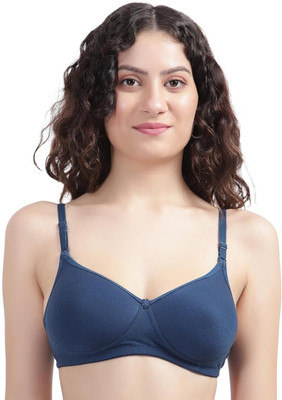FiveFlag Women Push-up Lightly Padded Bra(Light Blue)