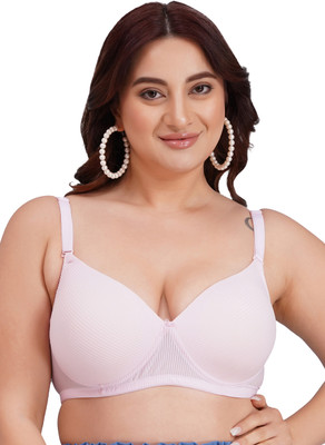 AMOUR SECRET Women T-Shirt Lightly Padded Bra(Pink)