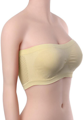 FAEEPY Women Bandeau/Tube Non Padded Bra(Multicolor)